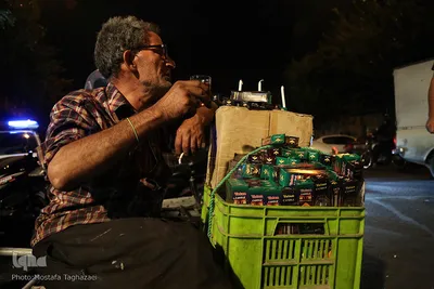 عزاداری شام غریبان در بازار تهران