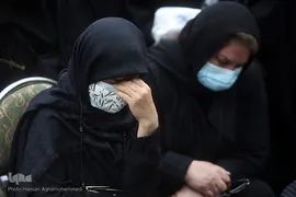 مراسم چهلمین روز درگذشت «مهشاد کریمی» خبرنگار فقید ایسنا در قطعه نام آوران بهشت زهرای تهران