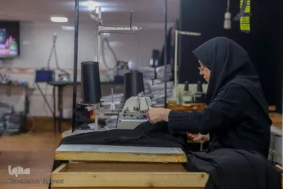 کارگاه دوخت چادر مشکی