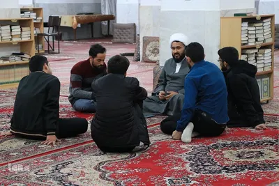 اعتکاف دانش آموزی در یزد