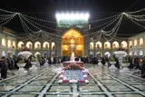 عکس | حرم مطهر رضوی در شب نیمه شعبان؛ جلوه‌ای از انتظار و سرور