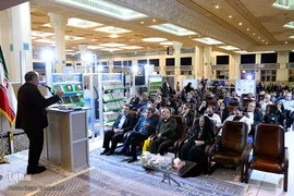 غرفه موسسه حفظ و نشر آثار حضرت امام(ره) در دوازدهمین روز بیست و هفتمین نمایشگاه بین‌المللی قرآن