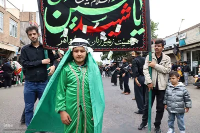 مراسم عزاداری عاشورای حسینی در شهرستان اهر
