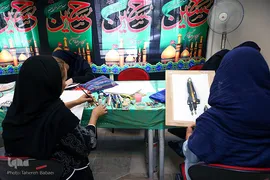 مسابقه زنده طراحی لباس عاشورايی