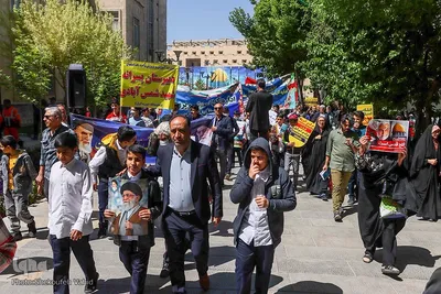 Al-Quds-Marsch 2023 in Isfahan