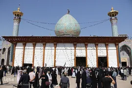 مراسم سوگواری اربعین حسینی در آستان مطهر حضرت شاهچراغ(ع) در شیراز
