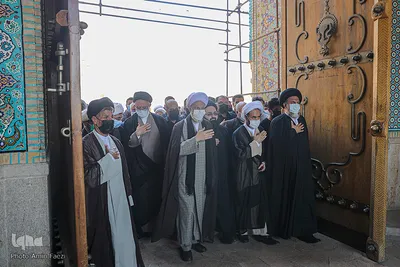 عزاداری مردم شیراز در روز شهادت امام صادق (ع)