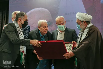 آیین تجلیل از سفیر پیشین فلسطین در تهران