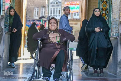 عزاداری شهادت حضرت زهرا(س) در حرم حضرت معصومه(س)