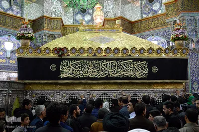 حرم کریمه ی اهل بیت در شب وفات حضرت ام البنین
