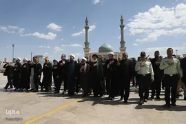 عزاداری خادمان حضرت معصومه در روز شهادت امام جواد(ع)