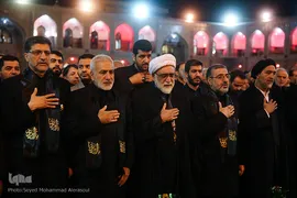 شام غریبان امام حسین(ع) در حرم رضوی