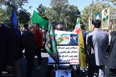 تجمع مردم تبریز در محکومیت ترور سید مقاومت‎