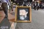 موج پنجاه و هفتمین شب اجتماع مردم  بابلسر  در  میدان شهدای بیت المقدس