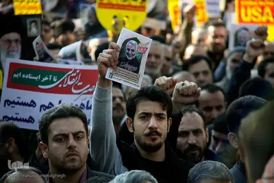 راهپیمایی مردم سمنان در پی شهادت سردار سپهبد شهید قاسم سلیمانی