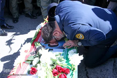 مراسم تشییع پیکر مطهر شهید سرهنگ دوم خلبان «صادق فلاحی» در شیراز‎‎