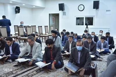 محفل انس با قرآن یادبود شهدای حرم رضوی‎‎