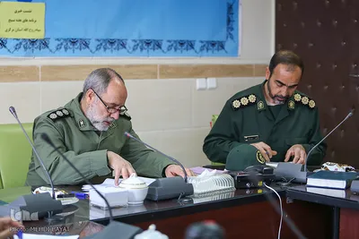 نشست خبری جانشین فرمانده سپاه روح‌الله استان مرکزی