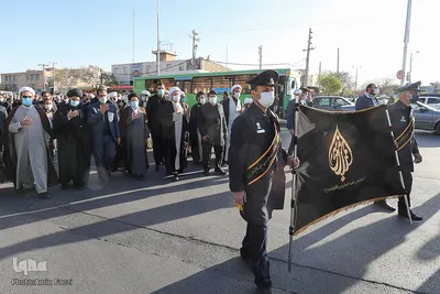 راهپیمایی و سوگواری "عاشقان باب الحوائج" در سومین حرم اهل بیت (ع)
