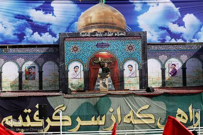 مراسم تشییع پیکر مطهر شهید محسن حججی در تهران