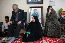 دیدار با خانواده شهید
