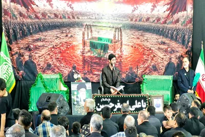 تجدید عهد شیرخوارگان فین کاشان با کوچکترین شهید کربلا