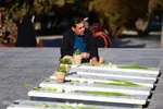 آیین ملی میهمانی لاله‌ها در گلستان شهدای اصفهان