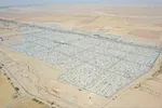 روایت هوایی از گستره حضور زائران در پارکینگ‌های مرزی مهران