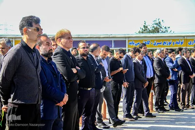 خاکسپاری پيكر شهيد گمنام دفاع مقدس در مجتمع آموزش صنعت نفت اهواز 