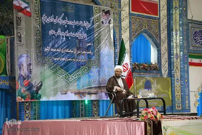 گردهمایی علما و روحانیون با حضور حجت‌الاسلام علی اکبری در بیرجند
