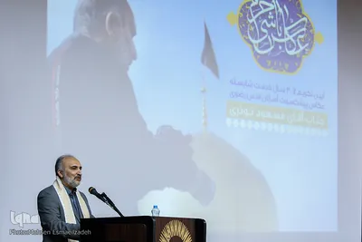 آیین تکریم از مسعود نوذری، عکاس آستان قدس رضوی
