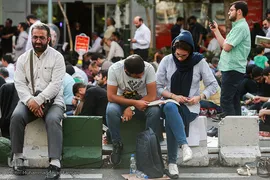 مراسم دعای عرفه در خیابان سعدی تهران
