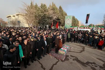 تشییع شهدا در زنجان‎‎