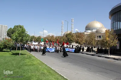 راهپیمایی نمازگزاران زنجانی علیه جنایات آل سعود