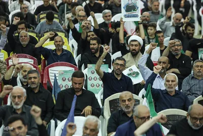 مراسم باشکوه اربعین شهدای اقتدار جنگ تحمیلی ۱۲ روزه
