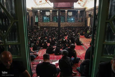 عزاداری چهارمین روزمحرم در تکیه سادات اخوی