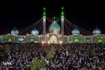 مراسم احیاء شب نیمه شعبان در مسجد مقدس جمکران‎