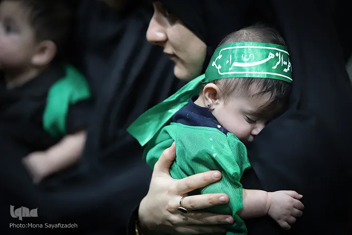 عکس‌ | مراسم شيرخوارگان حسینی در علی‌بن مهزیار اهوازی