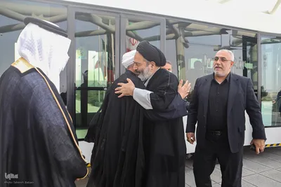 بازگشت حجت الاسلام و المسلمین سید عبدالفتاح نواب نماینده ولی فقیه و سرپرست حجاج ایرانی از حج