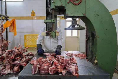 آغاز بسته بندی گوشت نذری حسینیه اعظم زنجان