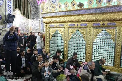 ⁨تحویل سال نو در امام زاده محمد(ع) و سکینه خاتون(س) کرج