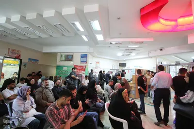 اهدا خون برای حادثه دیدگان بندر عباس
