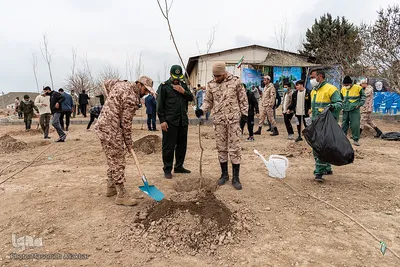 بزرگداشت هفته درختکاری در سپاه امام حسن مجتبی (ع) استان البرز‎‎