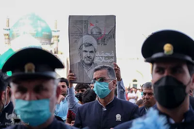 مراسم تشییع پیکر شهید حجت‌الاسلام محمد اصلانی