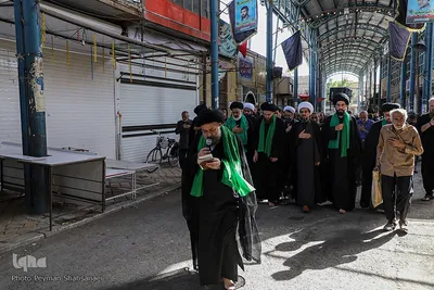دسته عزاداری سادات و روحانیون شهرستان خمینی شهر