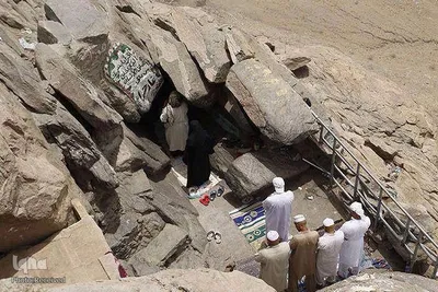 غار «حرا» در مکه مکرمه