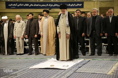سوگواری ضربت خوردن حضرت امیرالمؤمنین(ع) در حسینه امام خمینی(ره)