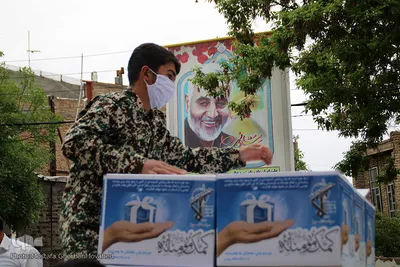 مرحله دوم رزمایش مواسات و کمک مومنانه در اهر