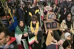 سوگواری دانش آموزان بابلسری در چهلم شهادت دانش آموزان میناب