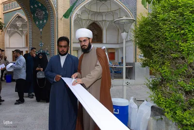 مراسم عمامه‌گذاری طلاب حوزه علمیه اصفهان